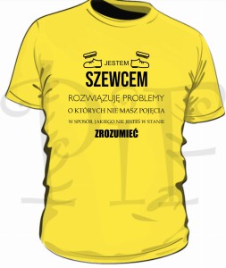 Koszulka męska - Jestem Szewcem