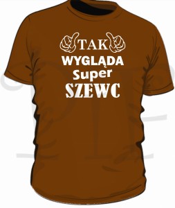 Koszulka męska - Tak wygląda super Szewc