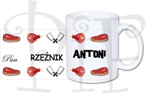 Kubek Rzeźnika z imieniem