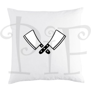 Poduszka z grafiką Rzeźnik