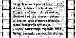 Puzzle 24 elementy dla Fotografa