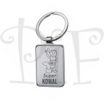 Breloczek z grawerem - Super Kowal