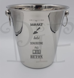 Cooler wiaderko z grawerem dla Murarza