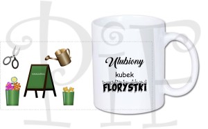 Kubek ulubiony Florystki