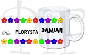Kubek Florysty z imieniem