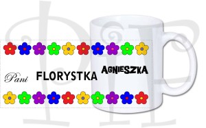 Kubek Florystki z imieniem