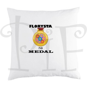Poduszka z grafiką dla Florysty