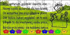 Puzzle 24 elementy dla Florysty