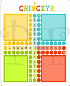 Podkładka pod mysz - gra Chińczyk