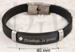 Bransoletka silikonowa - Dziękuję że jesteś