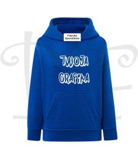 Bluza dziecięca z kapturem z nadrukiem- Twoja grafika, napis, zdjęcie