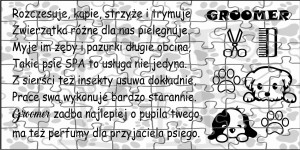 Puzzle 24 elementy dla Groomera