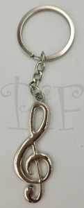 Brelok nauczyciela muzyki - klucz wiolinowy
