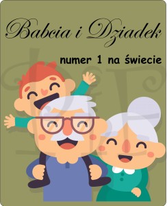 Podkładka pod mysz Babcia i Dziadek