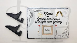 Ramka kamienna - prezent dla Żony