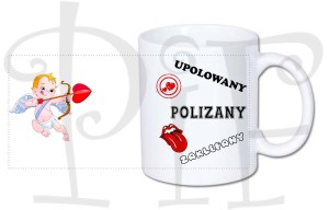 Kubek - upolowany polizany zaklepany