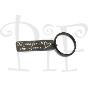 Breloczek - Thanks for all the orgasms - czarny