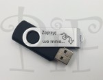 Pendrive pamięć USB 16GB z grawerem Zajrzyj we mnie...