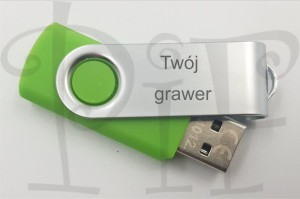 Pendrive pamięć USB 16GB z grawerem mix kolorów