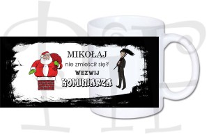 Kubek Kominiarz i Mikołaj